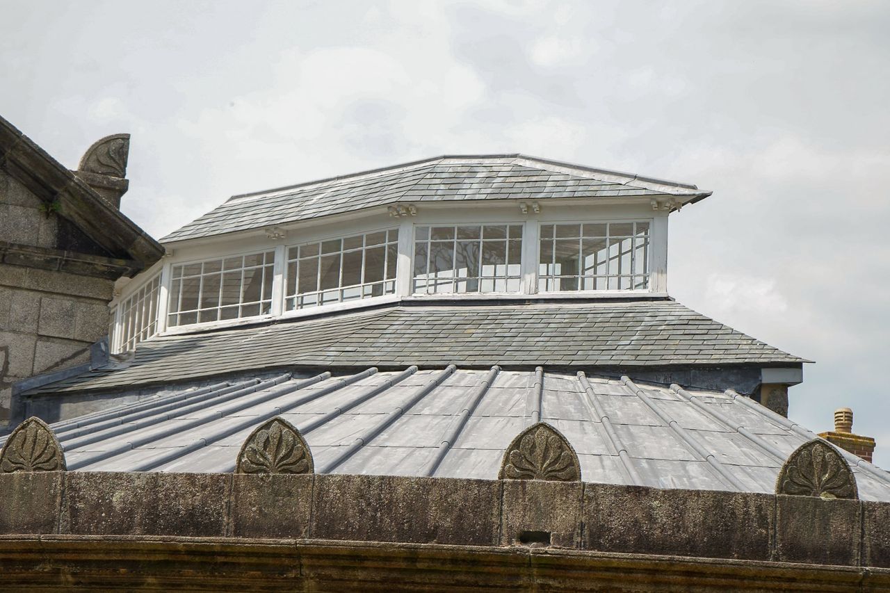 The roof after being restored with large rooflight