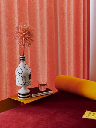 Sun room in the penthouse featuring Roksanda X Linck ceramics vases