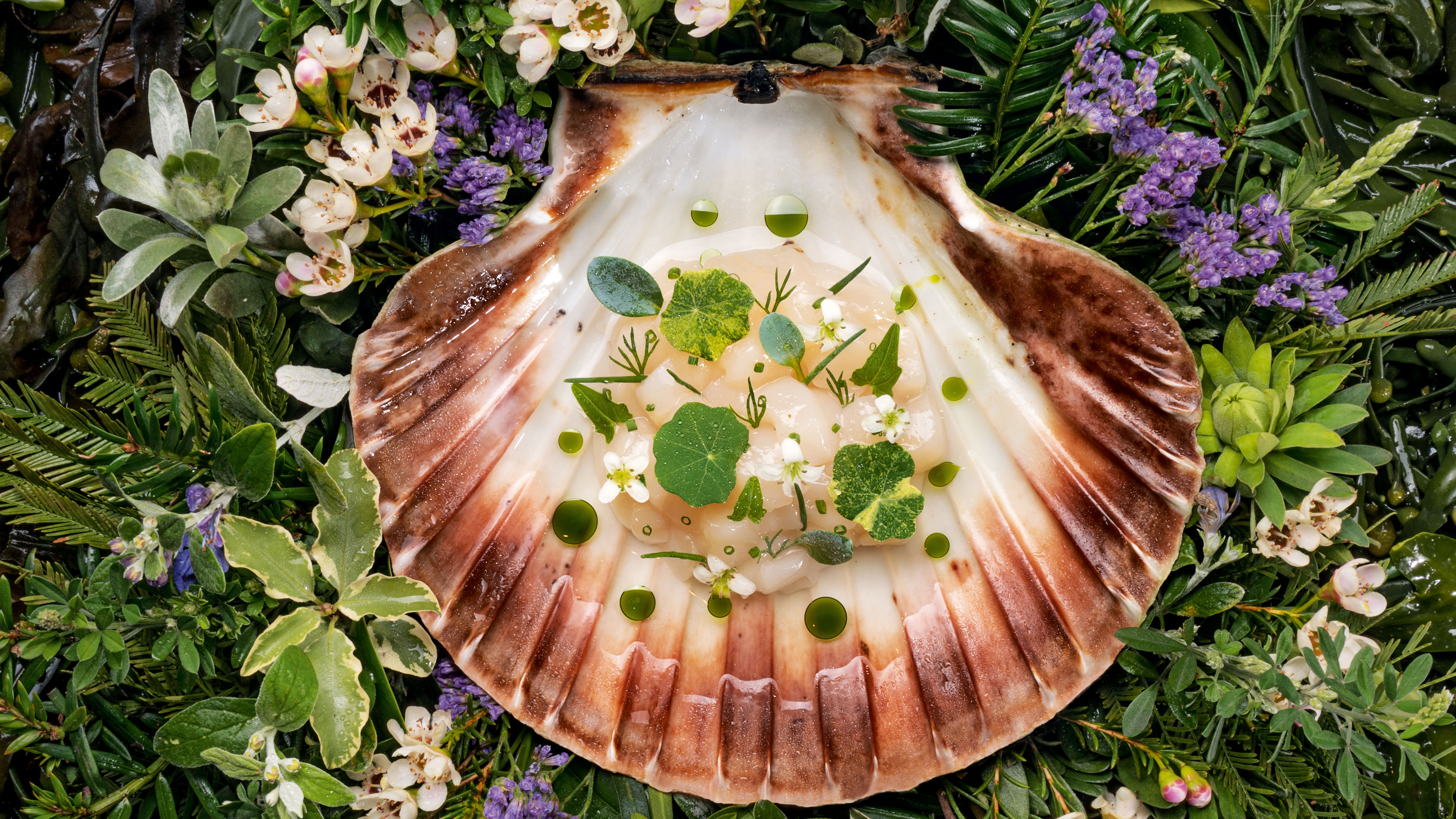 Isle of Harris Scallop Tartare at Core by Clare Smyth