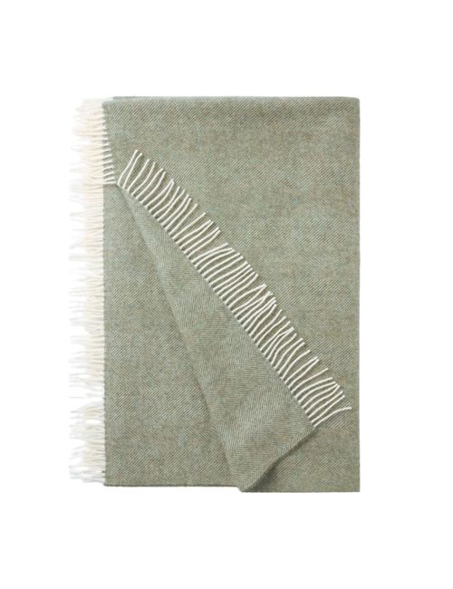 Herringbone Shetland Lambswool Throw