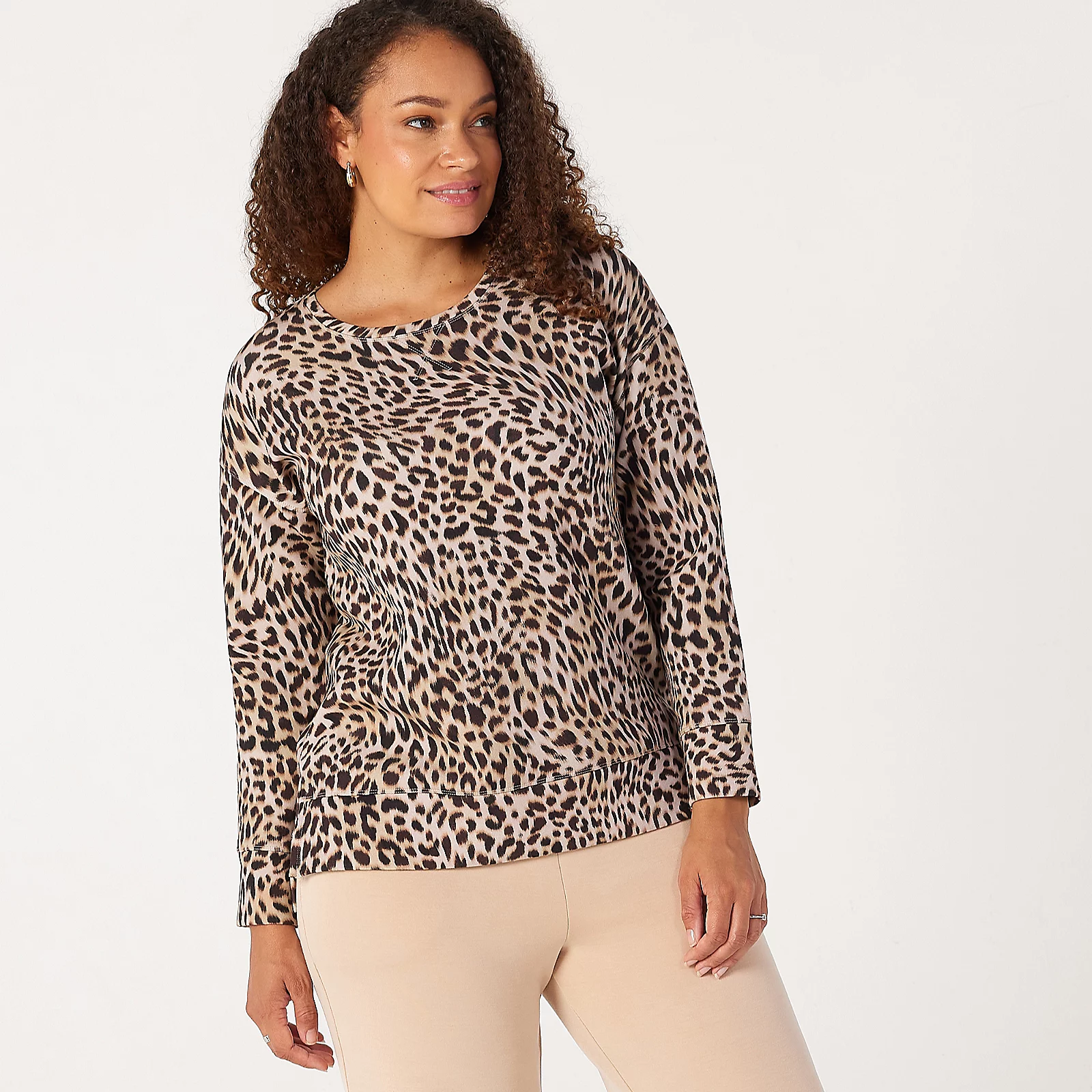 QVC, Ruth Langsford's Leopard Print Sweatshirt