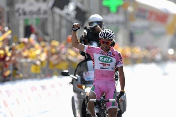 Danilo Di Luca (LPR Brakes) attacked and gained time on his rivals. But is it enough?