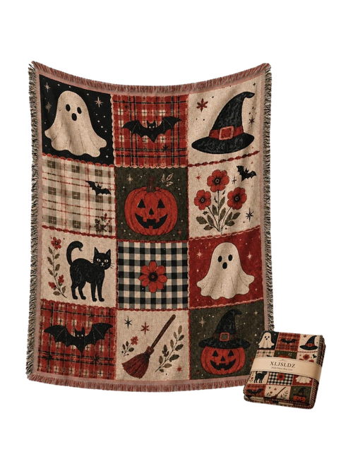 Halloween Tapestry Throw Blanket