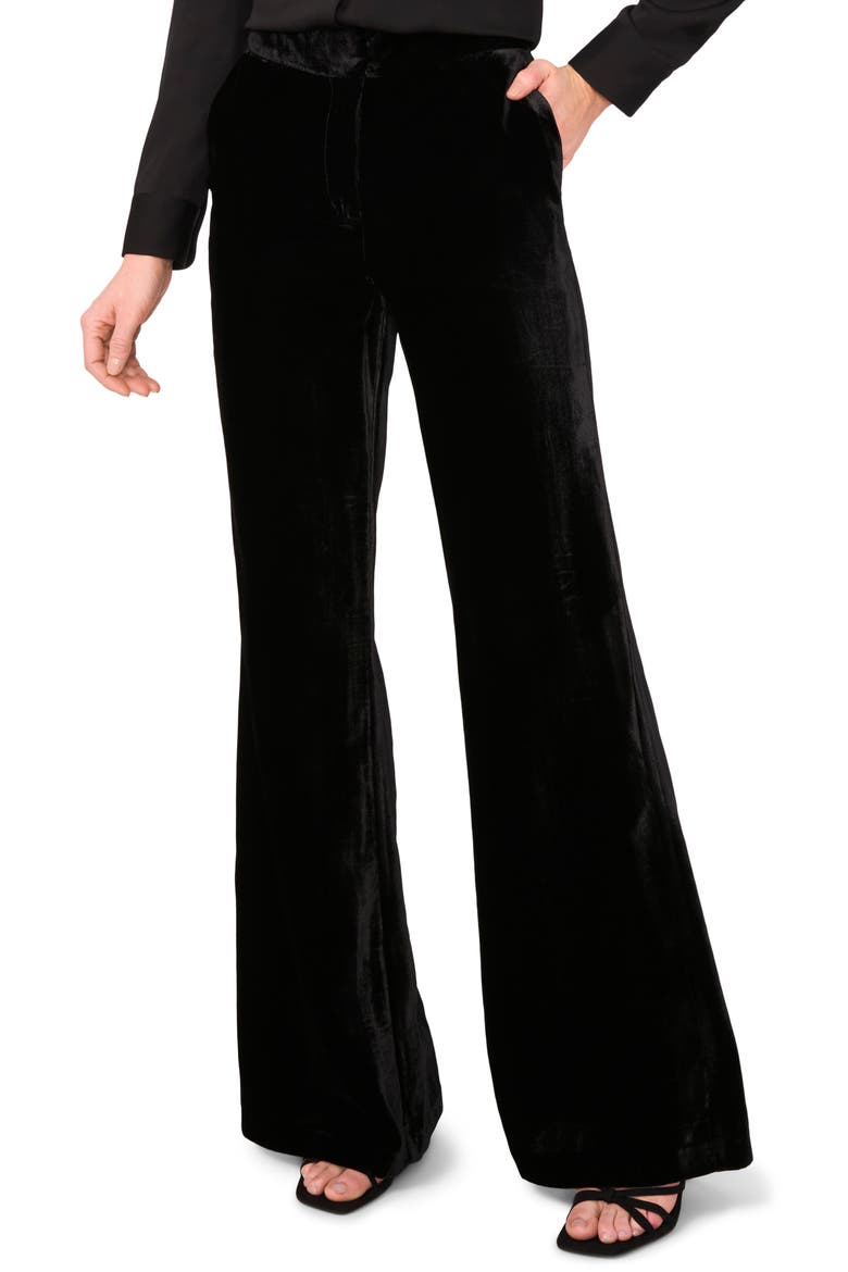 Wide Leg Velvet Pants