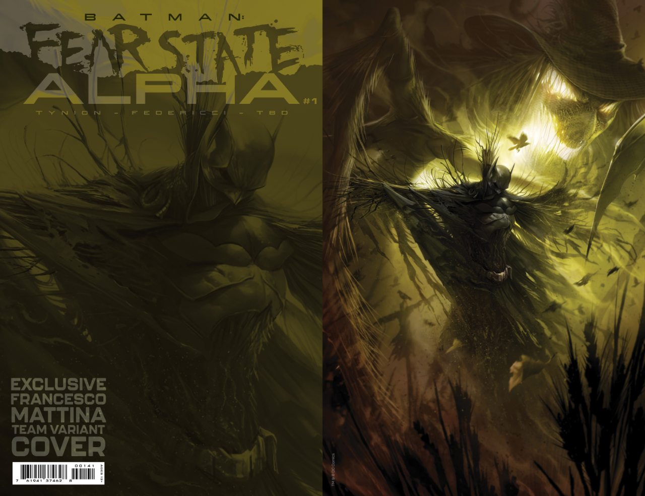 Batman Fear State covers