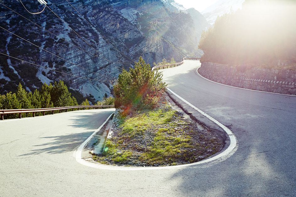 Michael Blann's Mountains: Epic Cycling Climbs features some of Europe's best climbs including the Passo dello Stelvio