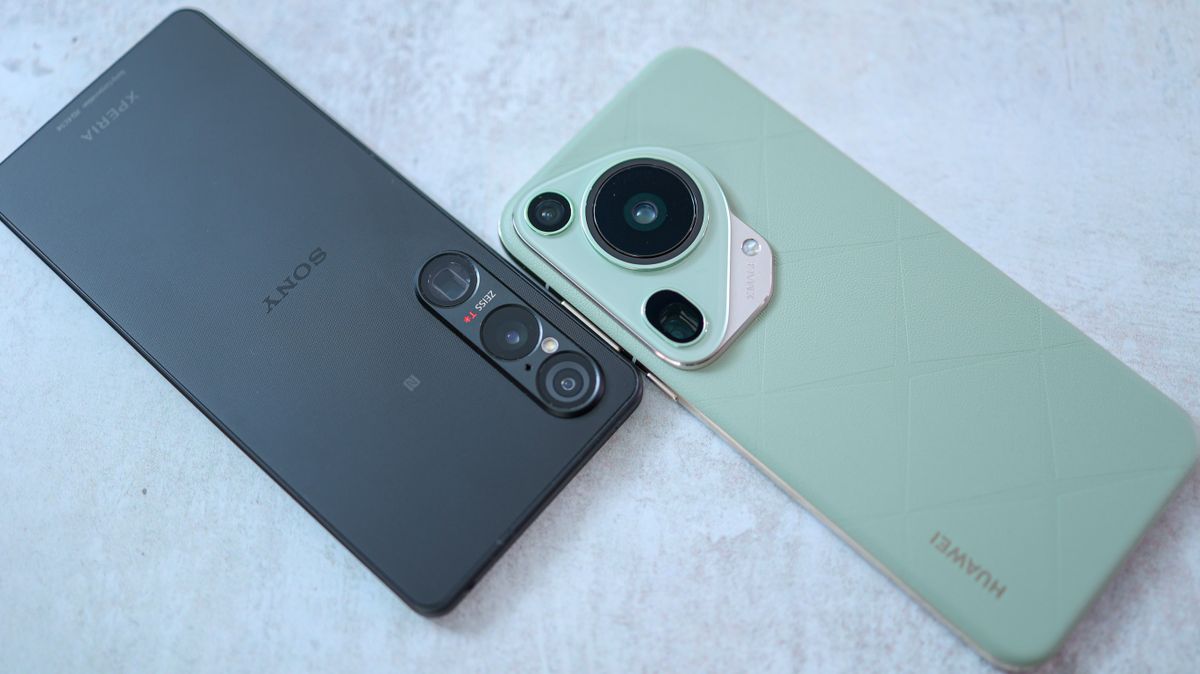 A photo of the Huawei Pura 70 Ultra and Sony Xperia 1 VI