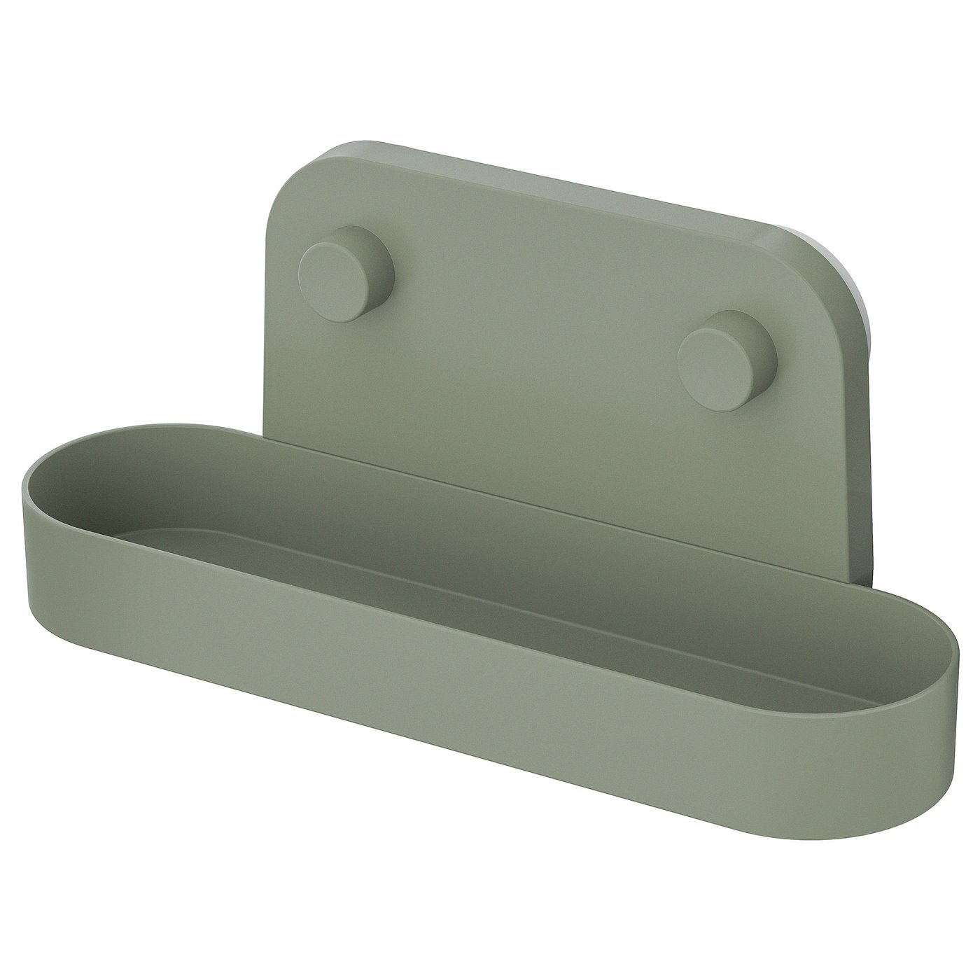 &amp;Ouml;bon&amp;Auml;s Wall Shelf With Suction Cup - Grey-Green 28 Cm