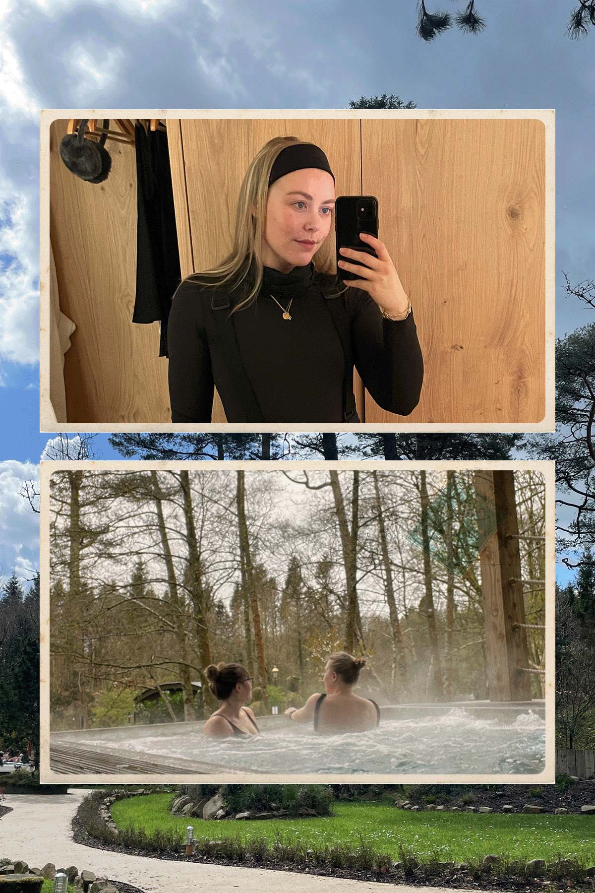 An image of Who What Wear UK shopping editor, Florrie Alexander, on her wellness escape.