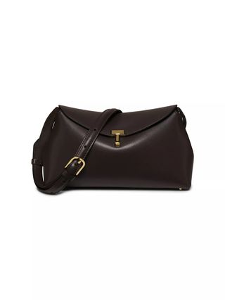 Toteme, T-Lock Palmellato Leather Clutch