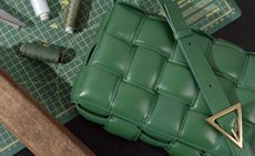 Browns Restory clothing repair Bottega Veneta green bag