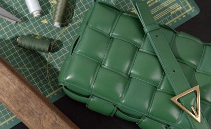Browns Restory clothing repair Bottega Veneta green bag