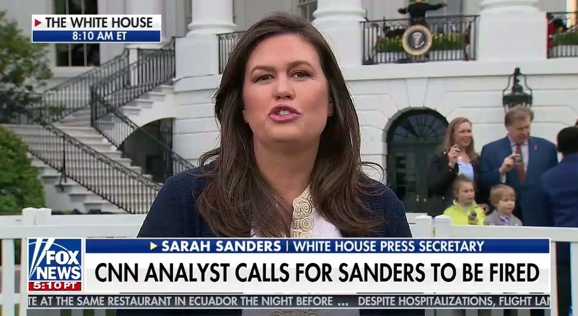 Sarah Sanders. 