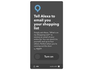 Email your shopping list with Amazon Alexa