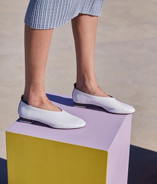 The style's two-tone heel