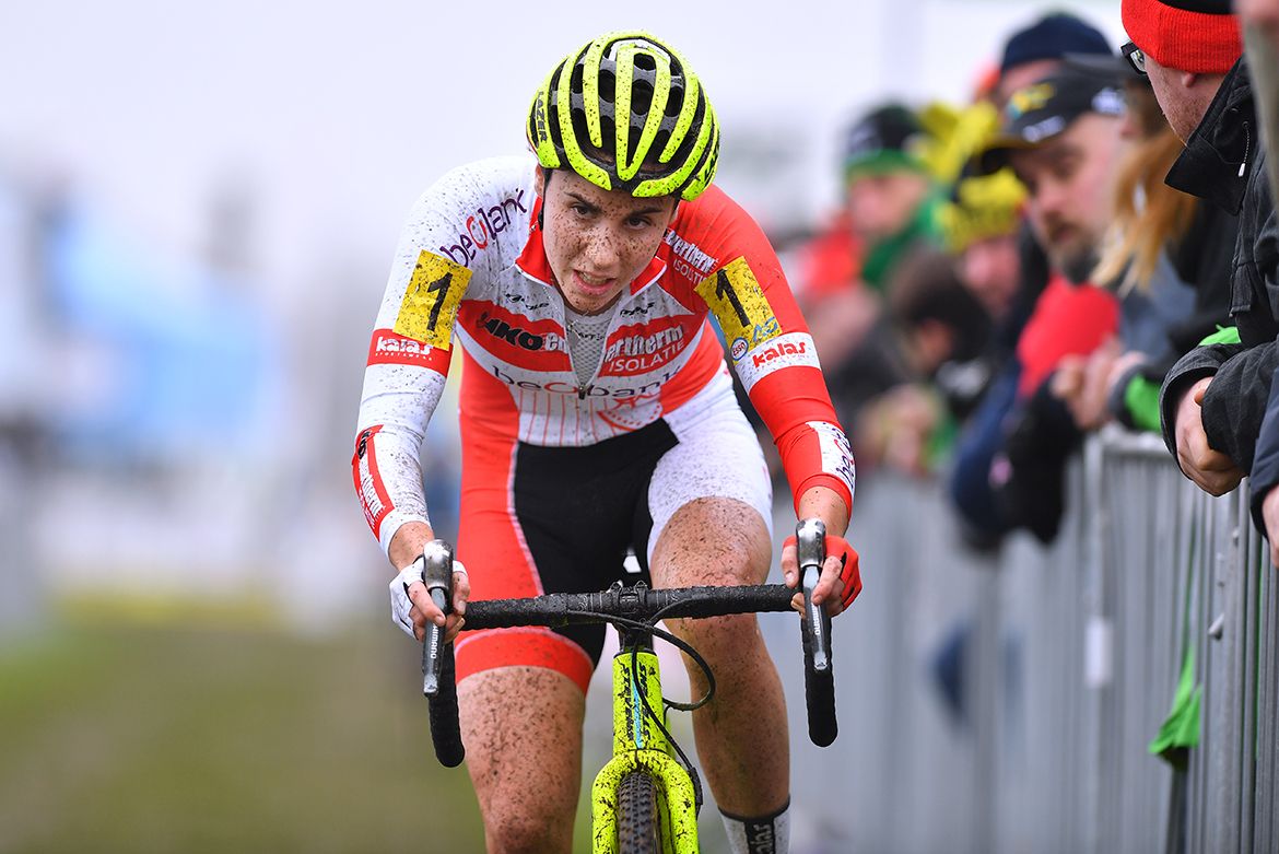 Sanne Cant was in determined mood
