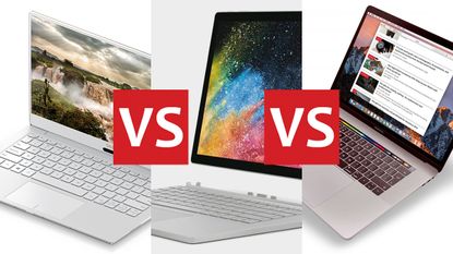 Dell XPS 13 Surface Book 2 MacBook Pro