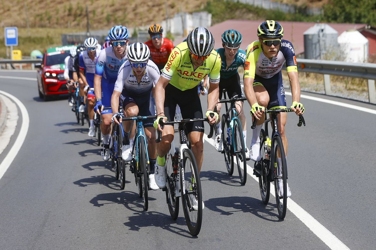 Vuelta Espana 2022 - 77th edition - 5th stage - Irun - Bilbao 187,2 km - 24/08/2022 - Anthony Delaplace (FRA - Team Arkea Samsic) - photo Luis Angel Gomez/SprintCyclingAgency&Acirc;&copy;2022