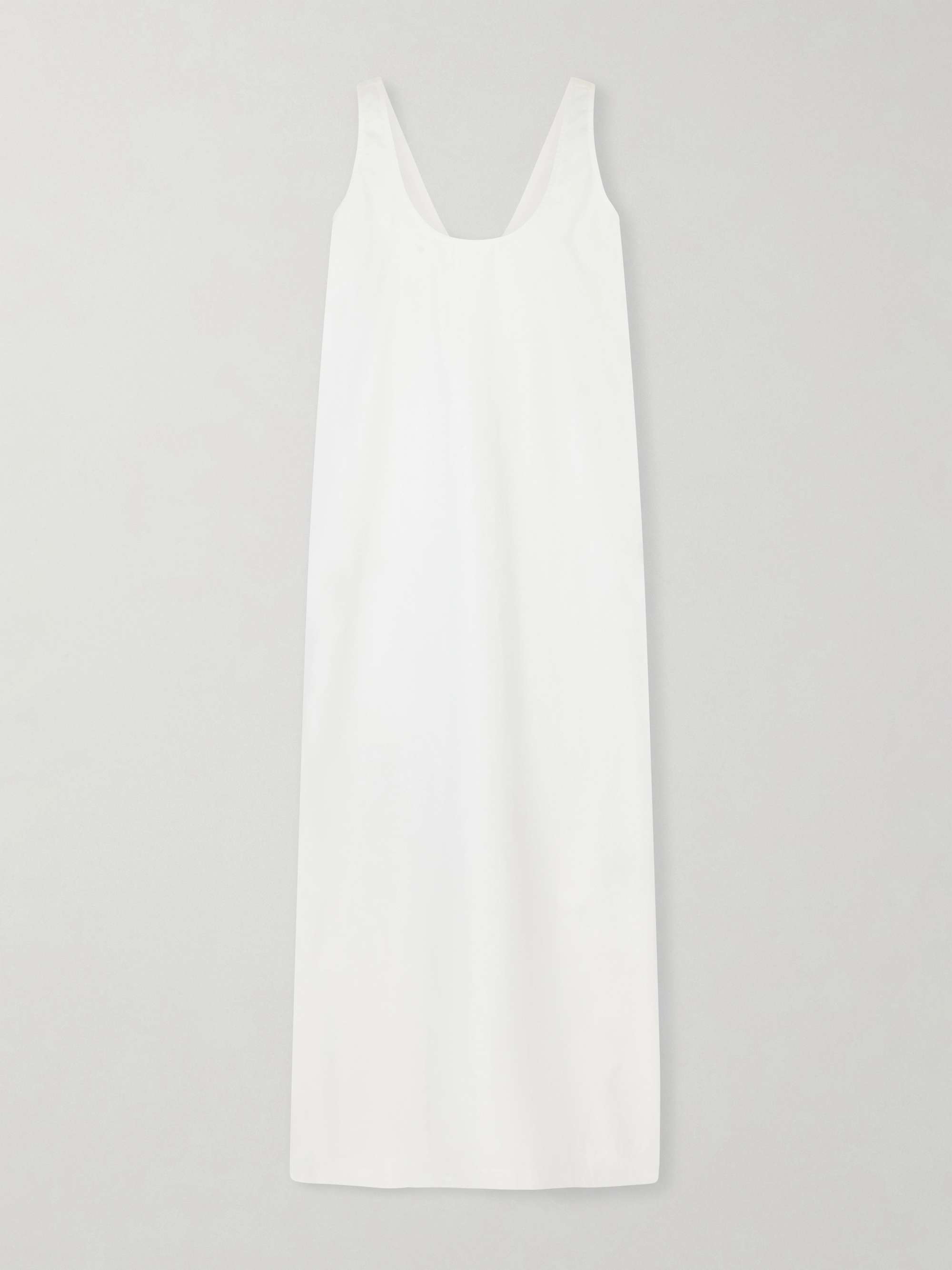Cotton-Poplin Midi Dress