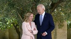 President Joe Biden and Italian Prime Minister Georgia Meloni