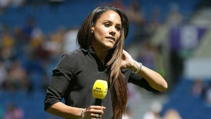 Ex-Arsenal Ladies and England footballer Alex Scott is a pundit for BBC Sport and Sky Sports 