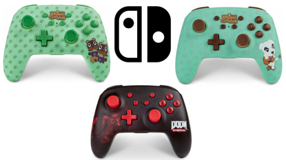 Officially licensed PowerA Nintendo Switch controllers 