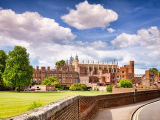 exterior of Eton College, one of the most famous and most expensive private schools in the UK