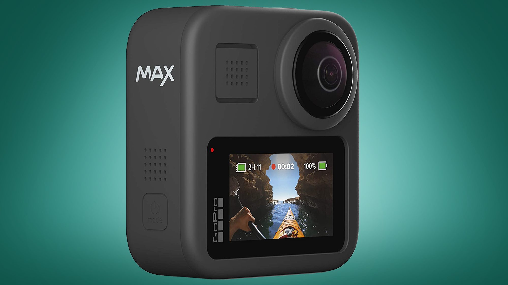 GoPro Камера Max 360 на зеленом фоне