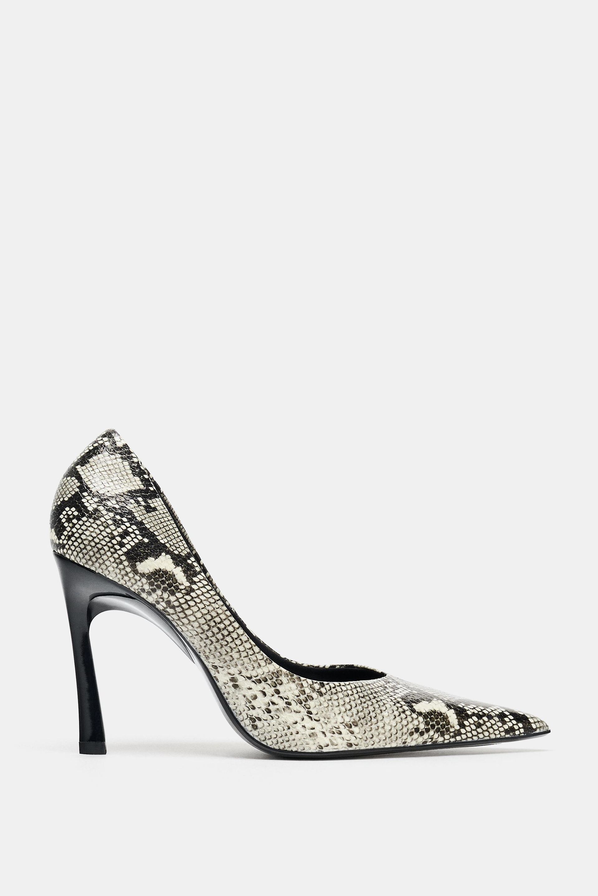 High Heel Animal Print Shoes