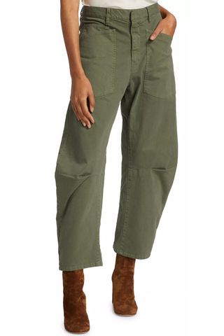 Nili Lotan Shon Cotton Twill Pants