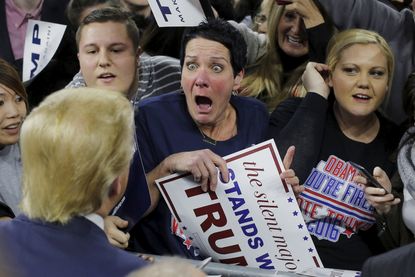 Donald Trump has a way of causing mesmerizing excitement in his fans.