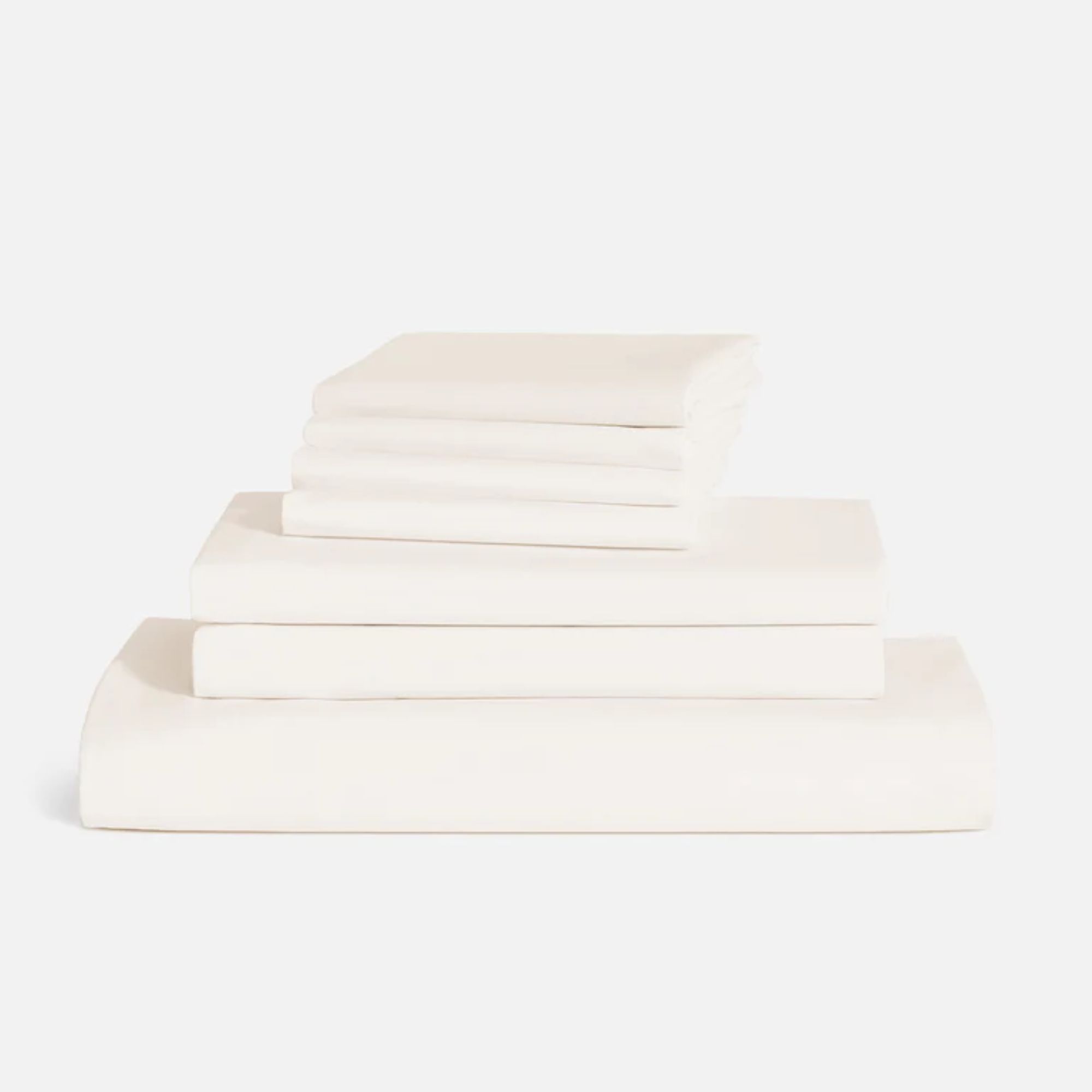 Cream cotton sheet set
