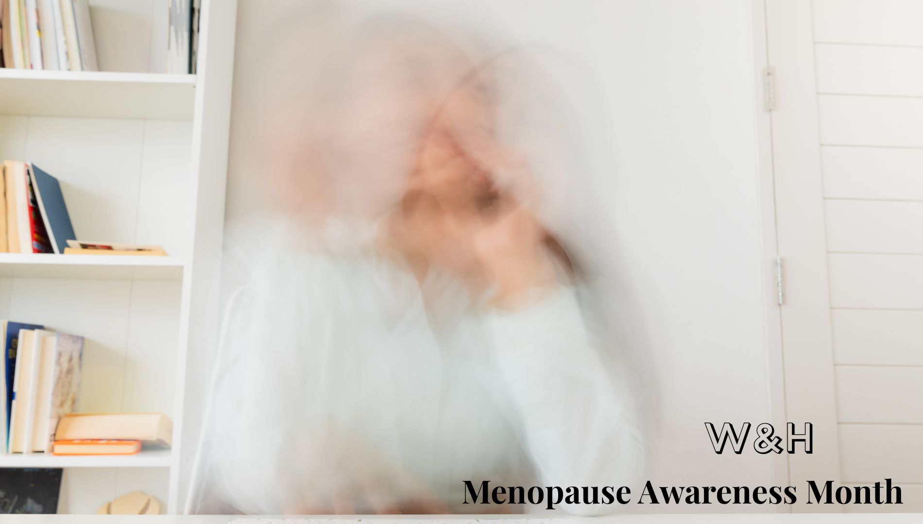 Blurred image of woman to represent brain fog