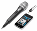 Handheld condenser mic for iPhone, iPad