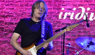 Andy Timmons performs live at the Iridium on July 25, 2018 in New York City