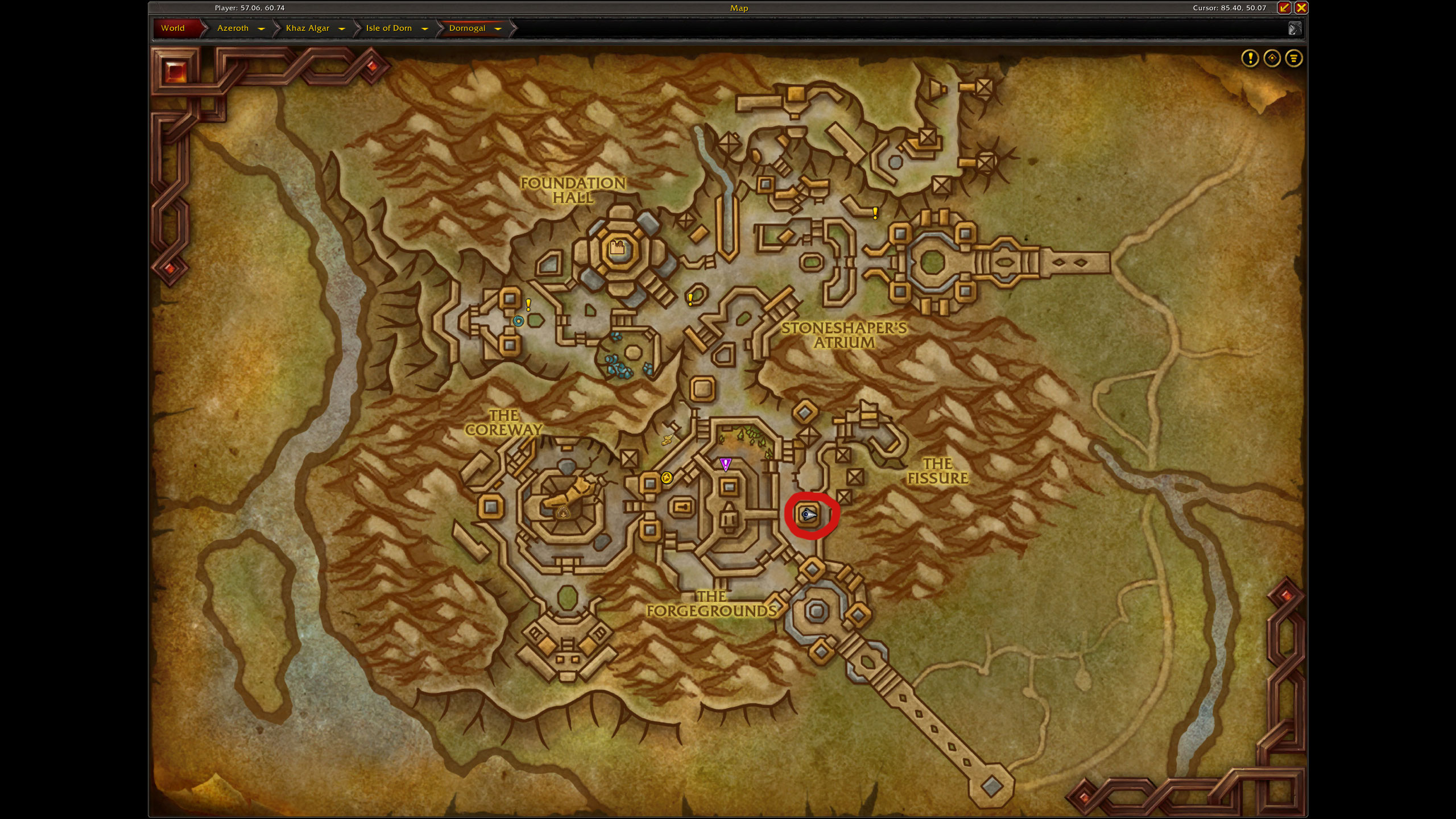 Where to find Osidion in WoW: The War Within