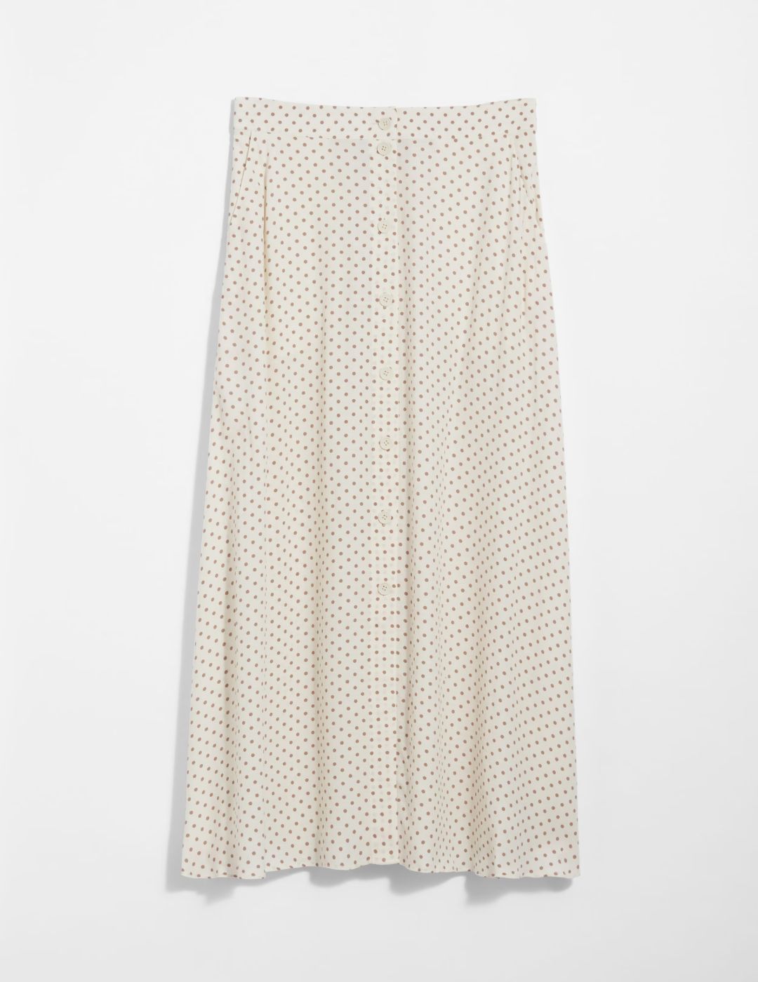 &Other Stories , Buttoned A-Line Midi Skirt
