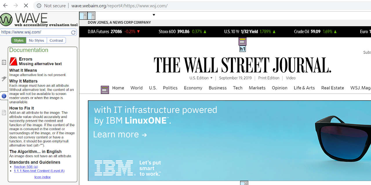 Wave screenshot: