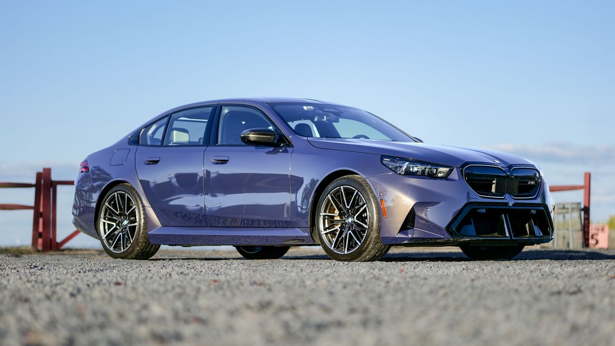 2025 BMW M5 test drive.