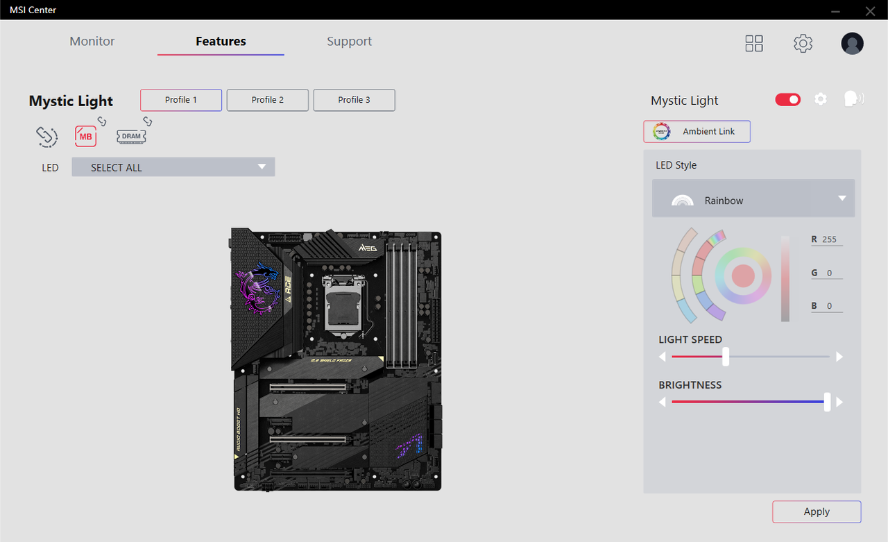 MSI MEG Z590 Ace