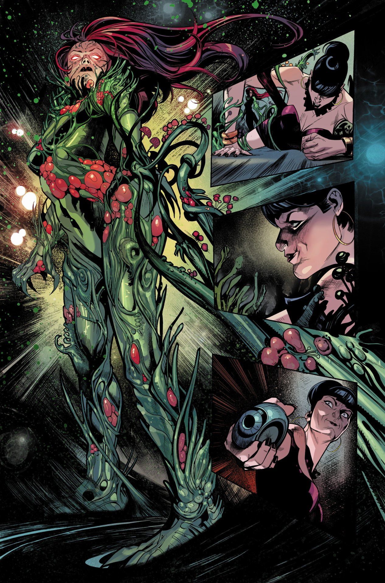 Poison Ivy #7 interior art by Atagun Ilhan