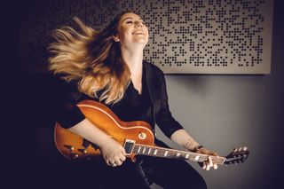 Joanne Shaw Taylor at Gibson Showroom on 15 October 2018 in London