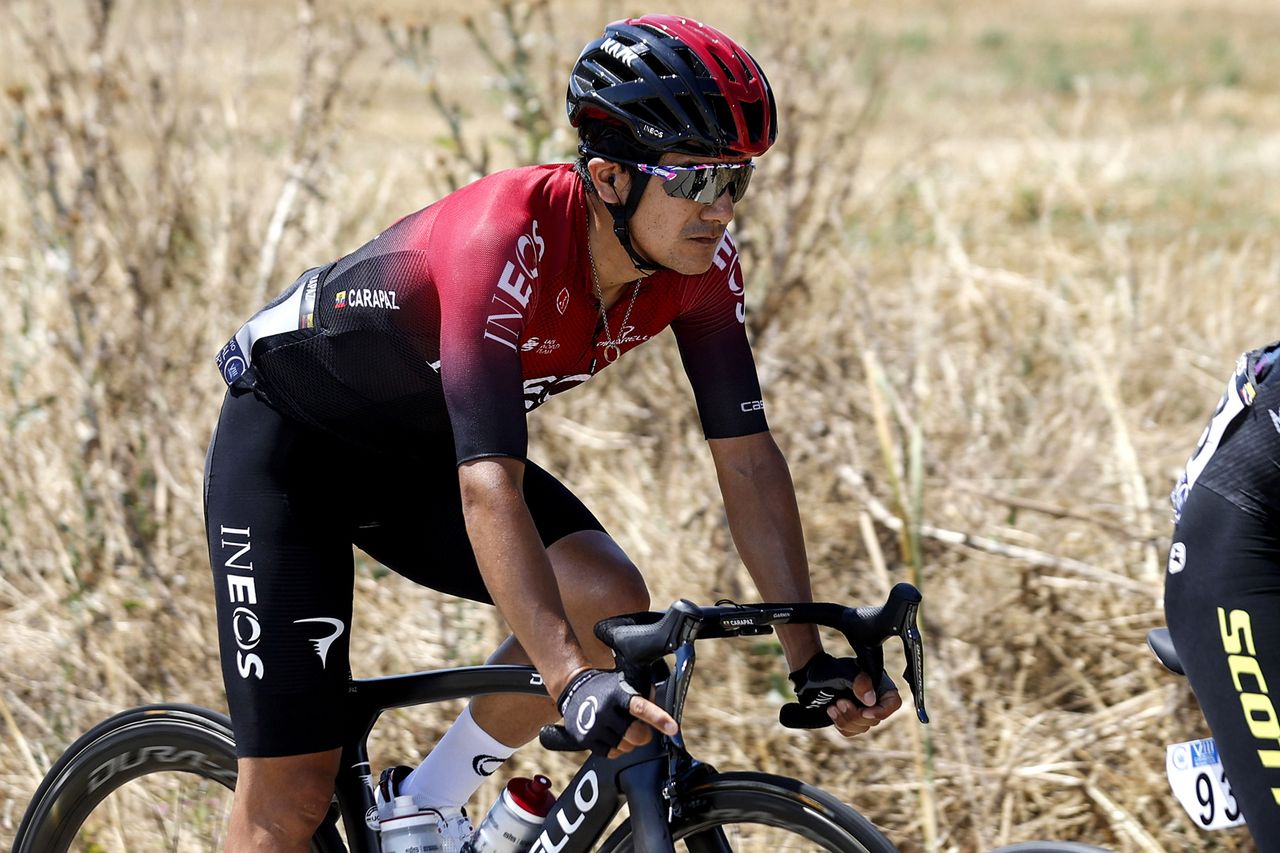 Vuelta a Burgos 2020 - 42th Edition - 2nd stage Castrojeriz - Villadiego 168 km - 29/07/2020 - Richard Carapaz (ECU - Team Ineos) - photo Luis Angel Gomez/BettiniPhoto&Acirc;&copy;2020