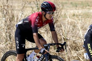 Vuelta a Burgos 2020 - 42th Edition - 2nd stage Castrojeriz - Villadiego 168 km - 29/07/2020 - Richard Carapaz (ECU - Team Ineos) - photo Luis Angel Gomez/BettiniPhotoÂ©2020 
