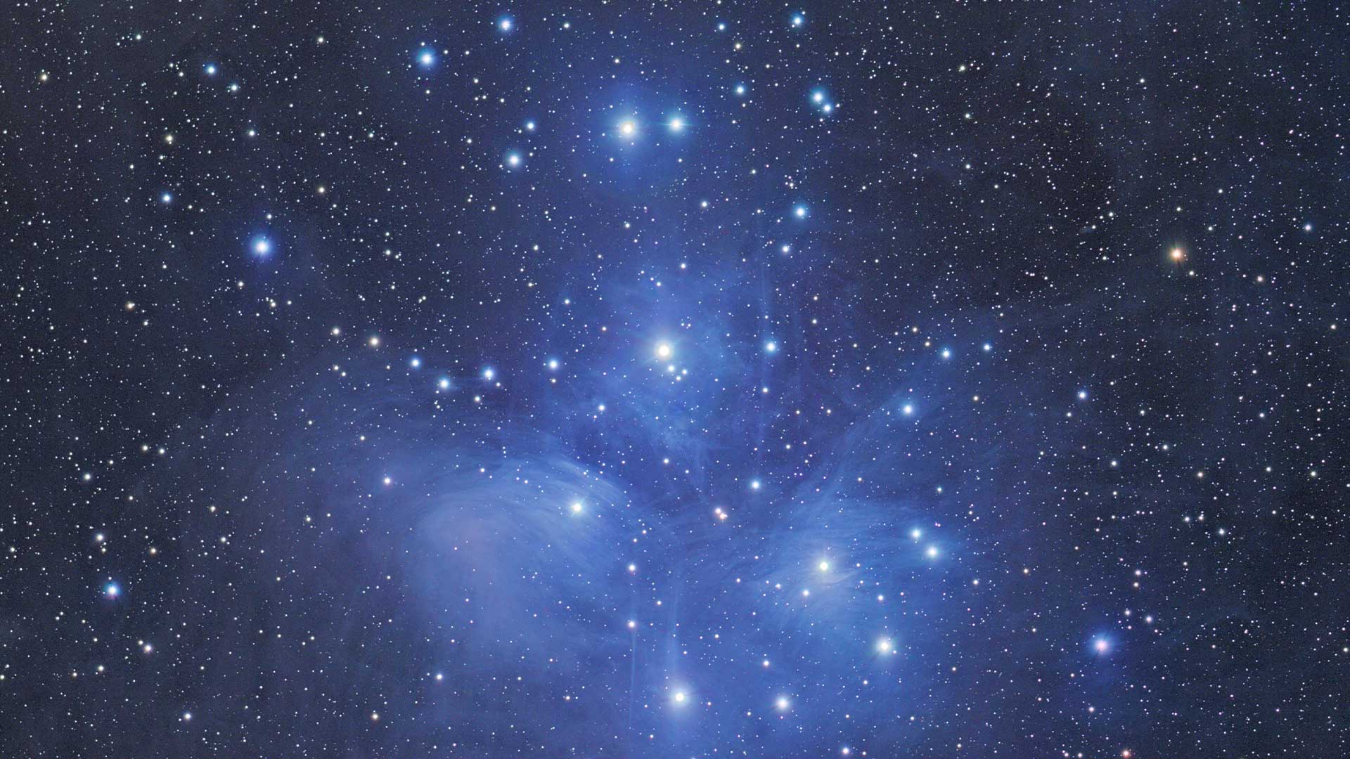 Pleiades constellation photograph