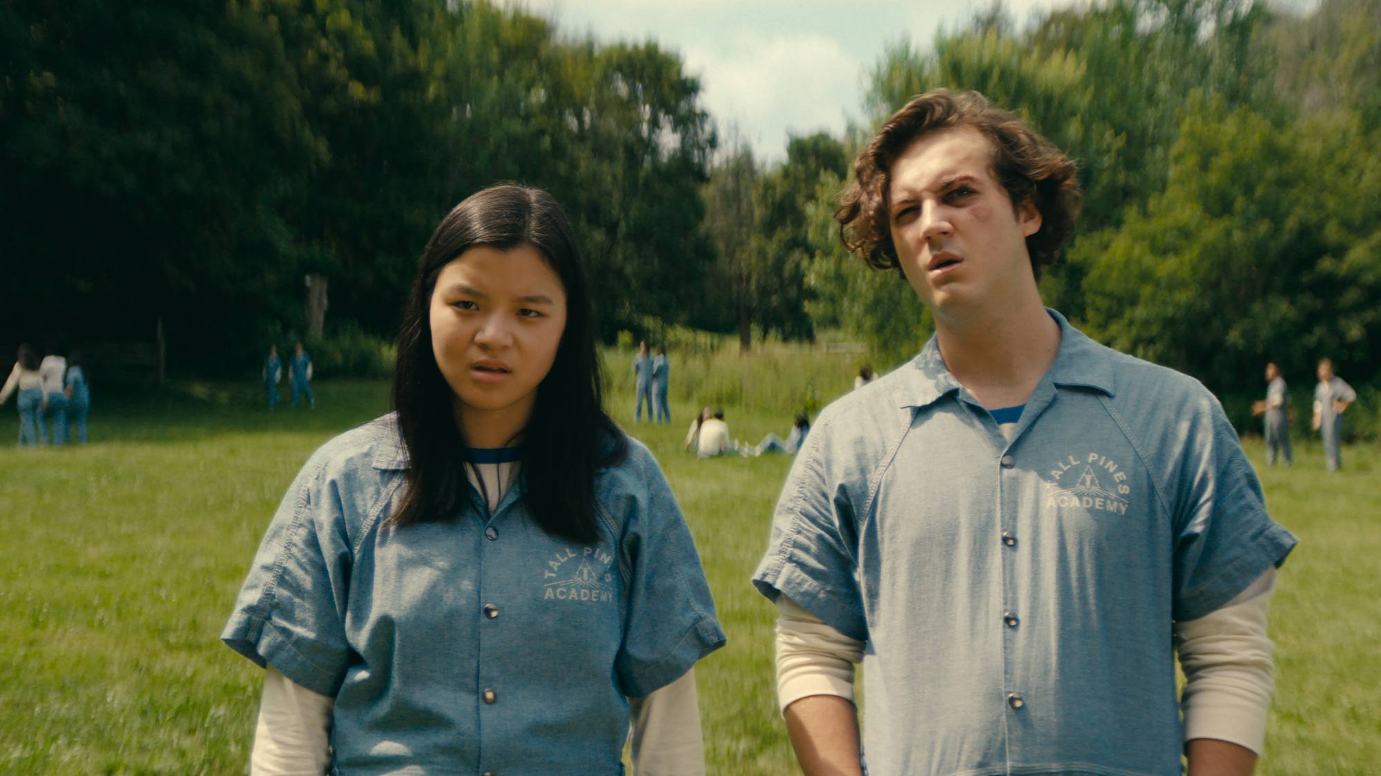 (L-R) Sydney Topliffe as Abbie and John Daniel as Rory in "Wayward"