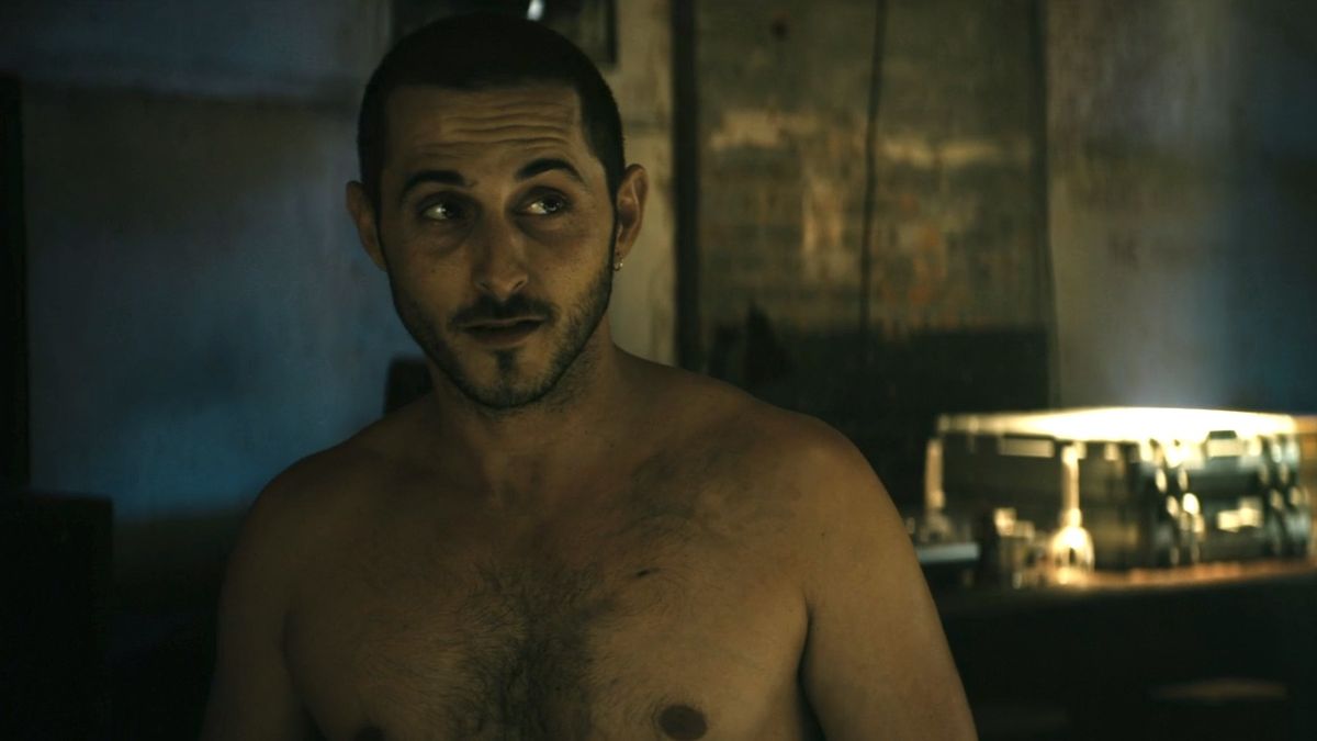 Frenchie shirtless in Season 1 of The Boys