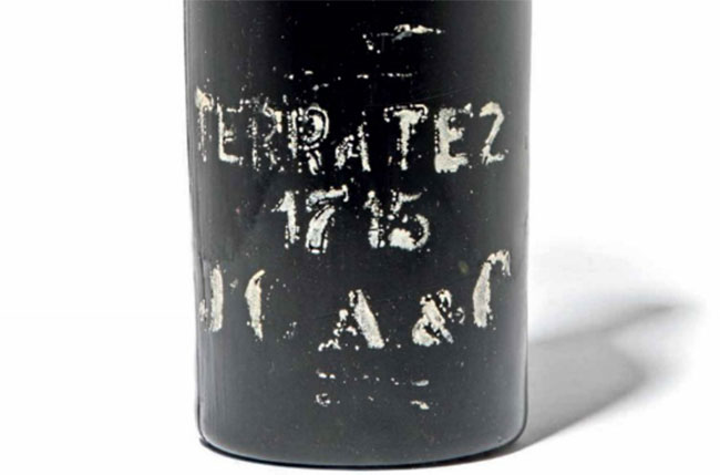 A 1715 vintage Madeira sold by Christie's in New York