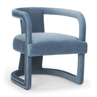 Velvet Barrel Chair