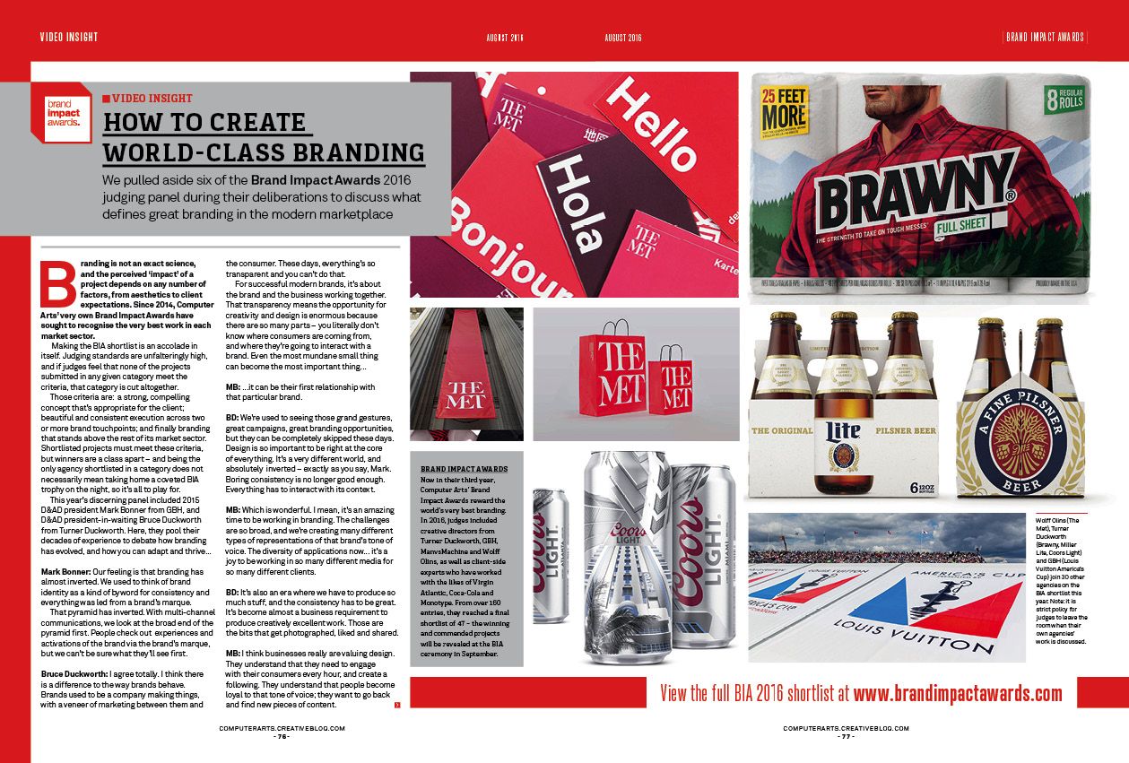 Six of our Brand Impact Awards judges share their branding wisdom